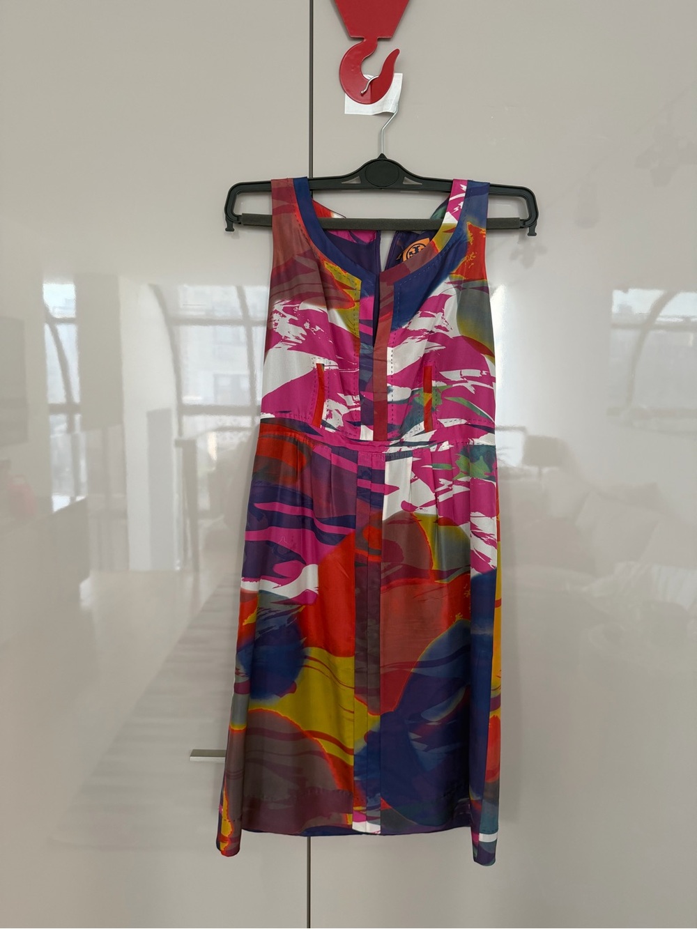 Tory Burch Multicolor Abstract Sleeveless Dress